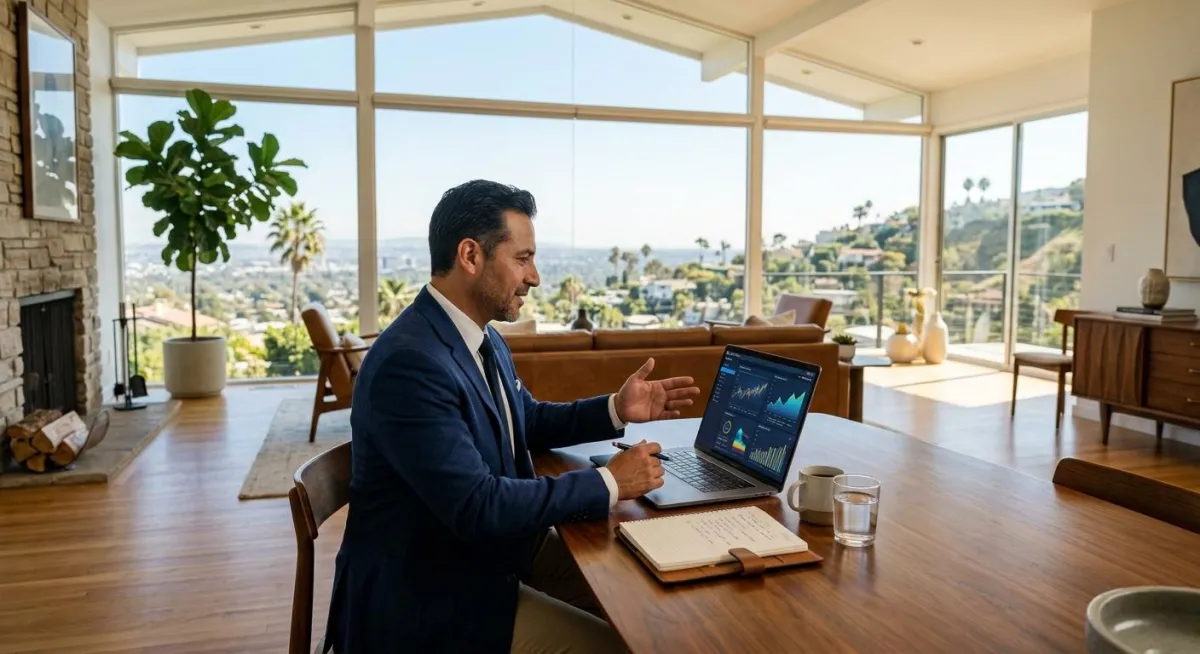 Agent Reviewing Market