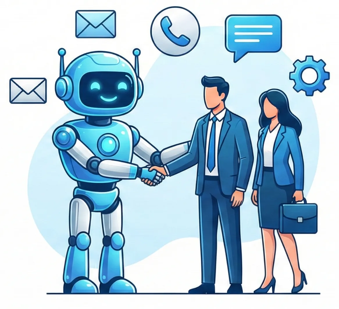 A professional workspace with a laptop open to a contact form, a cup of coffee, and a notepad, soft daylight, 3:2 aspect ratio