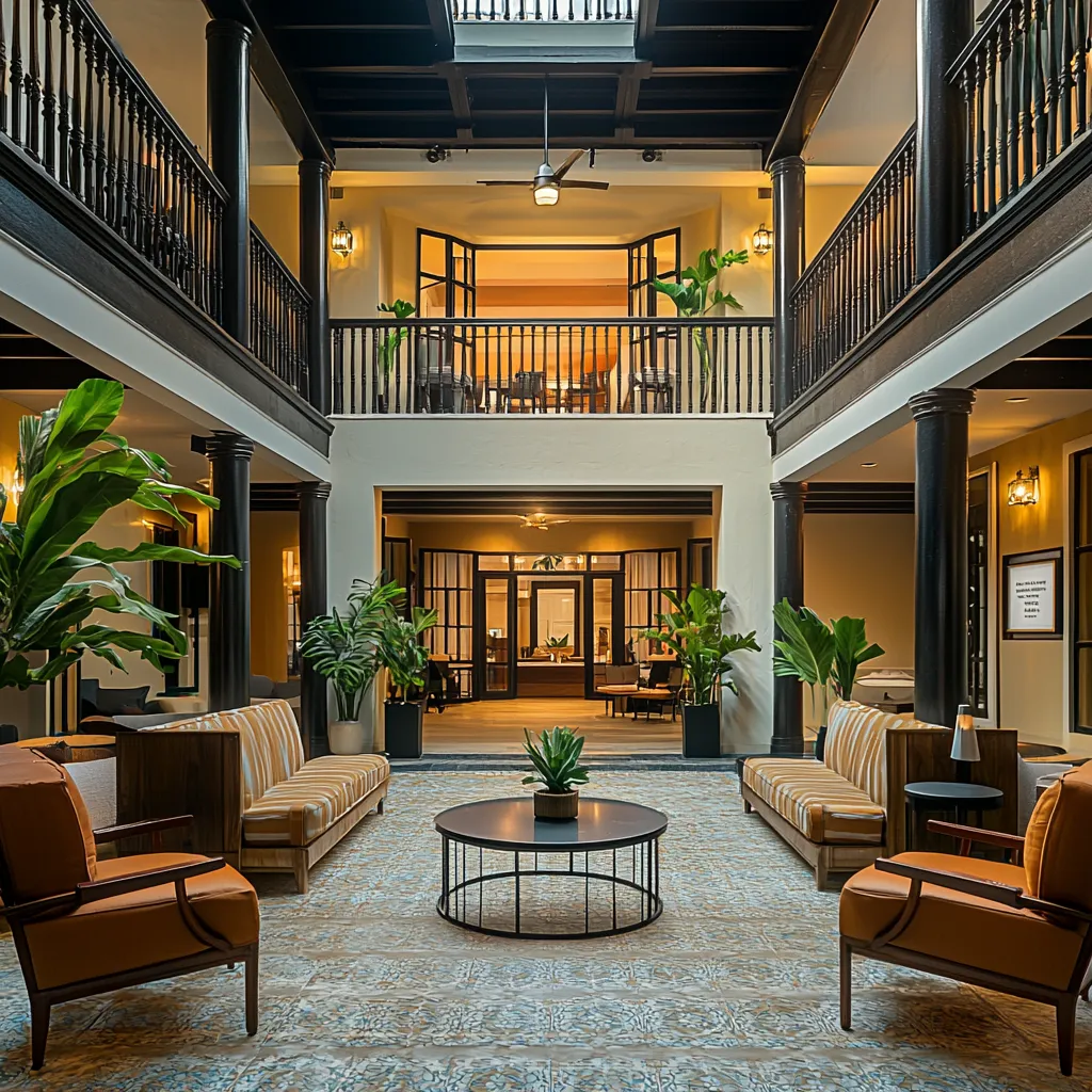 Hotel renovation with unique designs, enhancing guest experience and local charm.