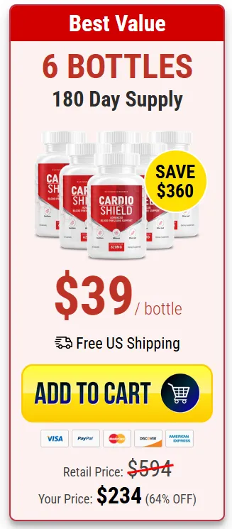 CardioFlush Buy Six Bottles