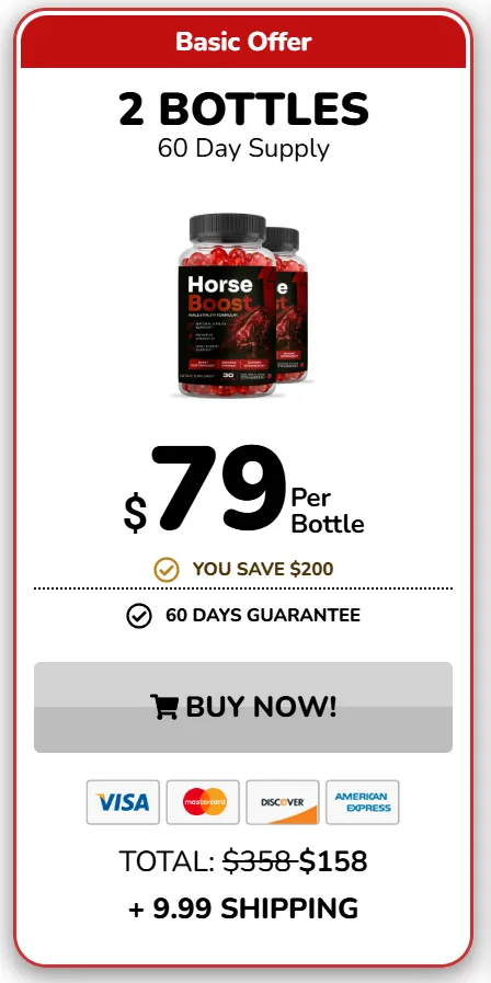 Horse Boost Buy Two Bottles