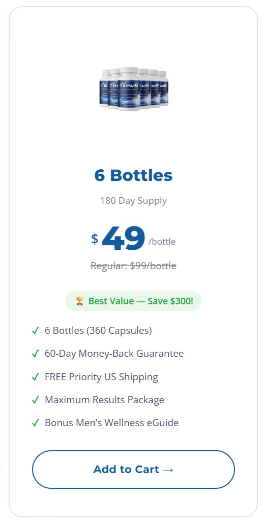 Erexafil Buy Six Bottles