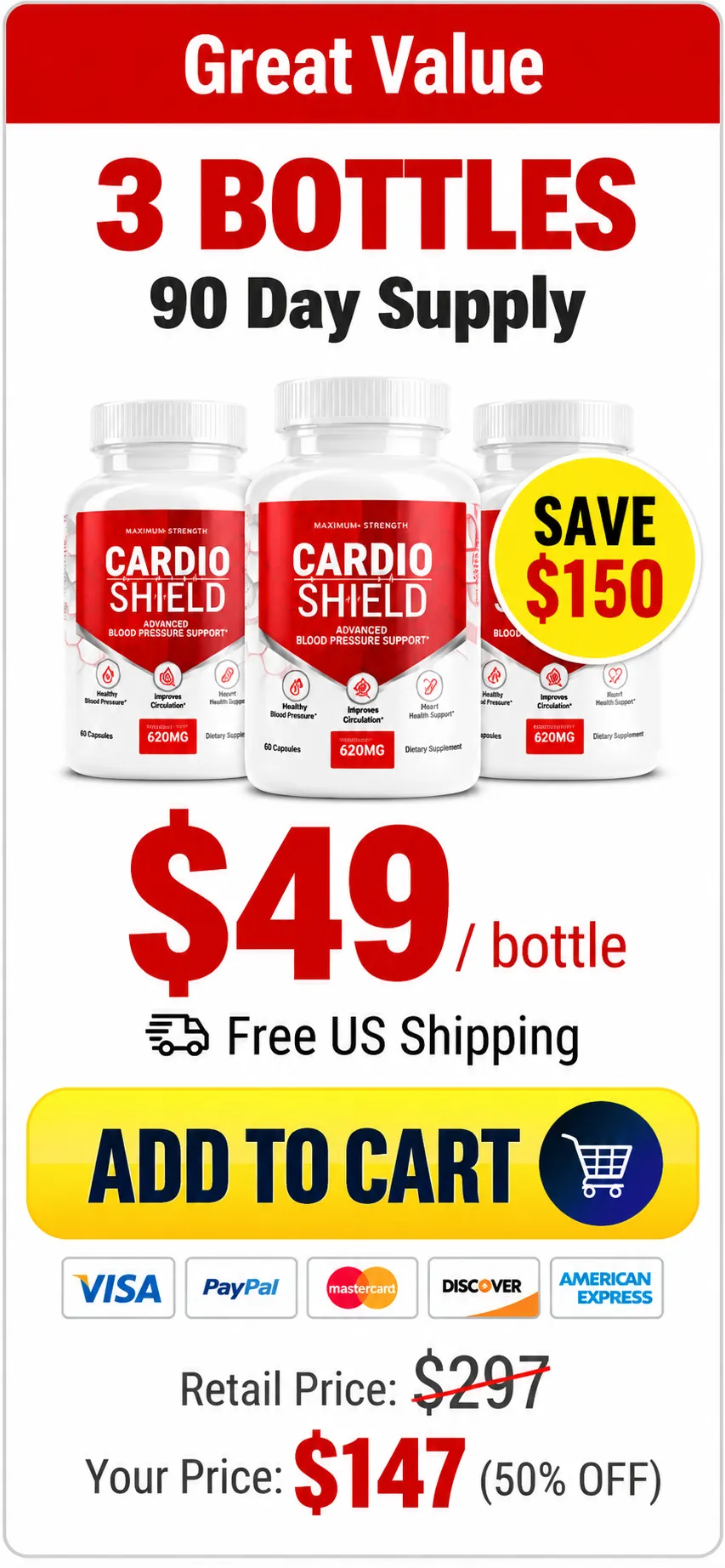 CardioFlush Buy Three Bottles