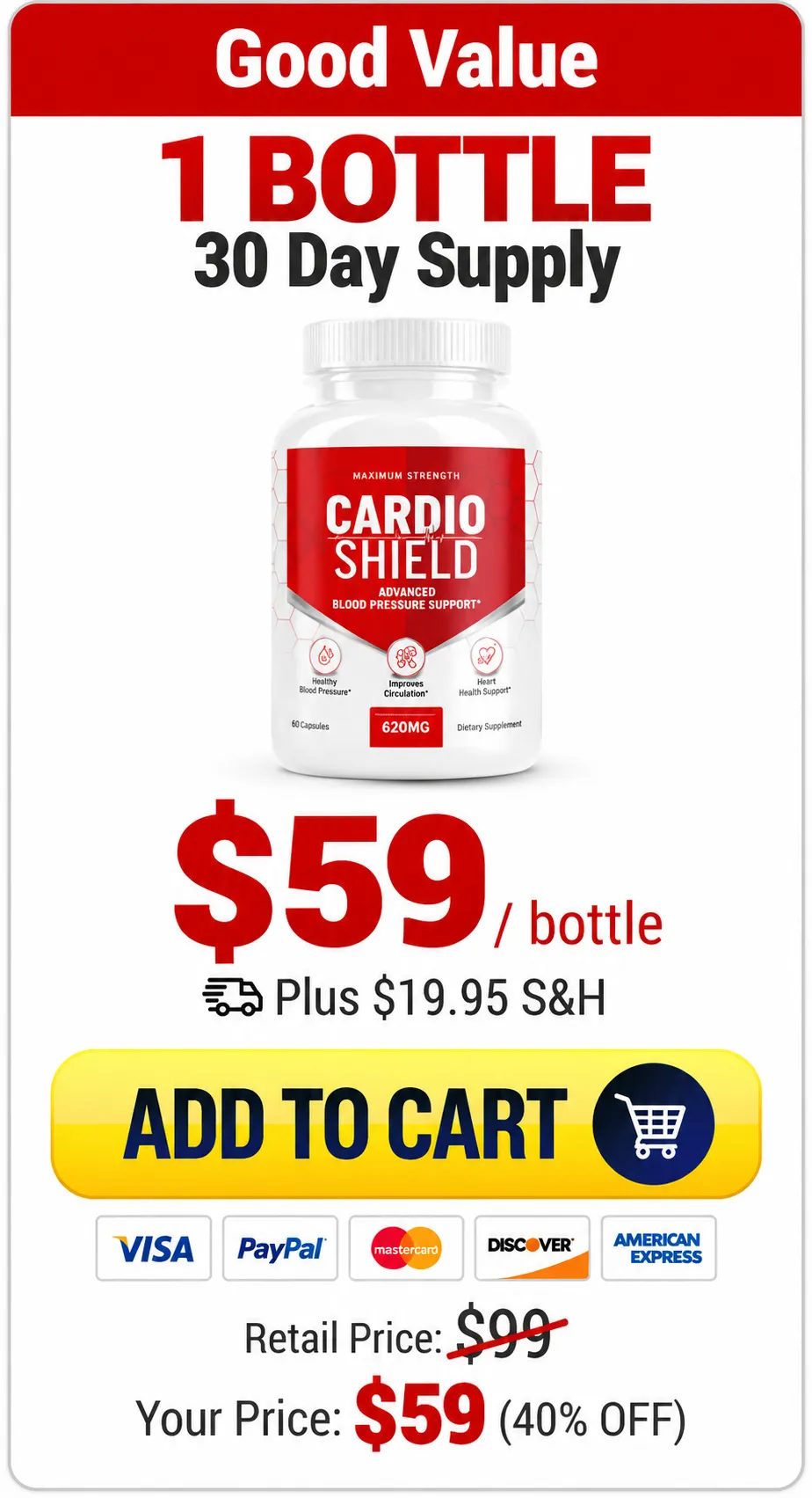 CardioFlush Buy One Bottles