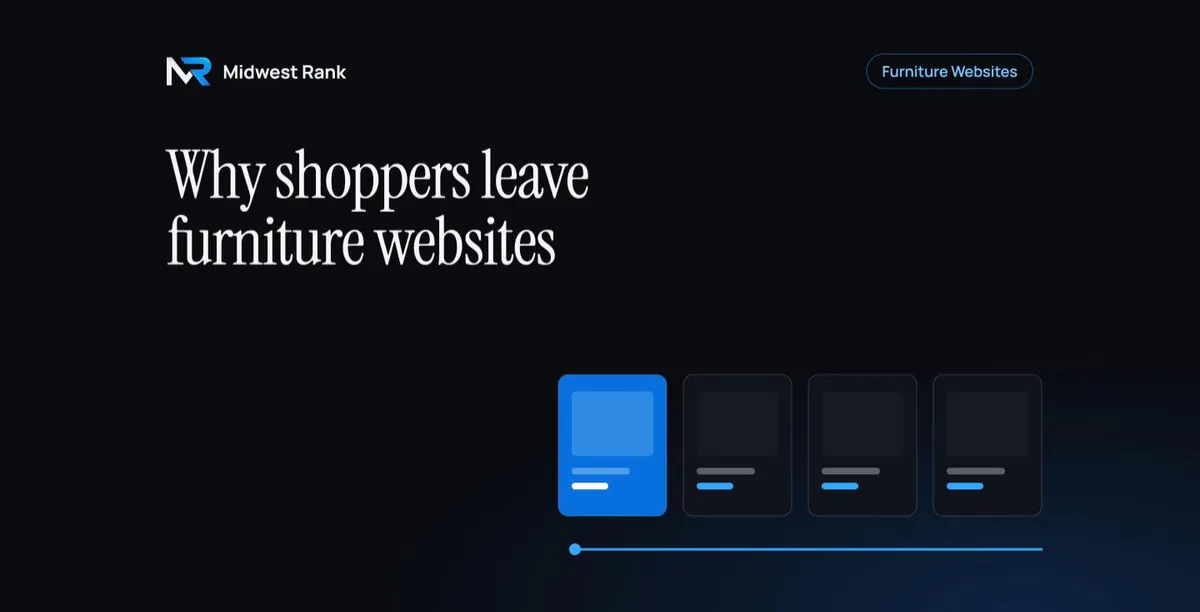 Why Shoppers Leave Furniture Websites (and How Collection Pages Fix It)