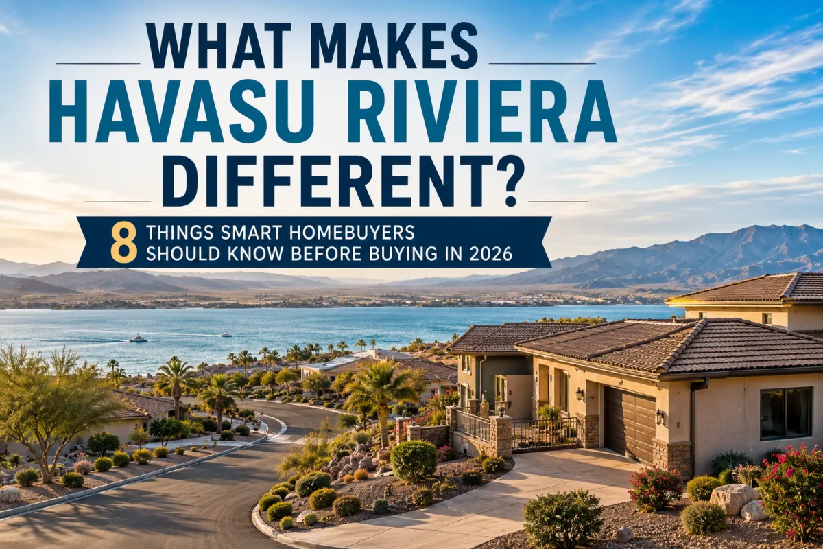 REALTOR® in Lake Havasu City AZ helping buyers find homes in Havasu Riviera, Foothills Estates, The Refuge, Kingman, and Bullhead City