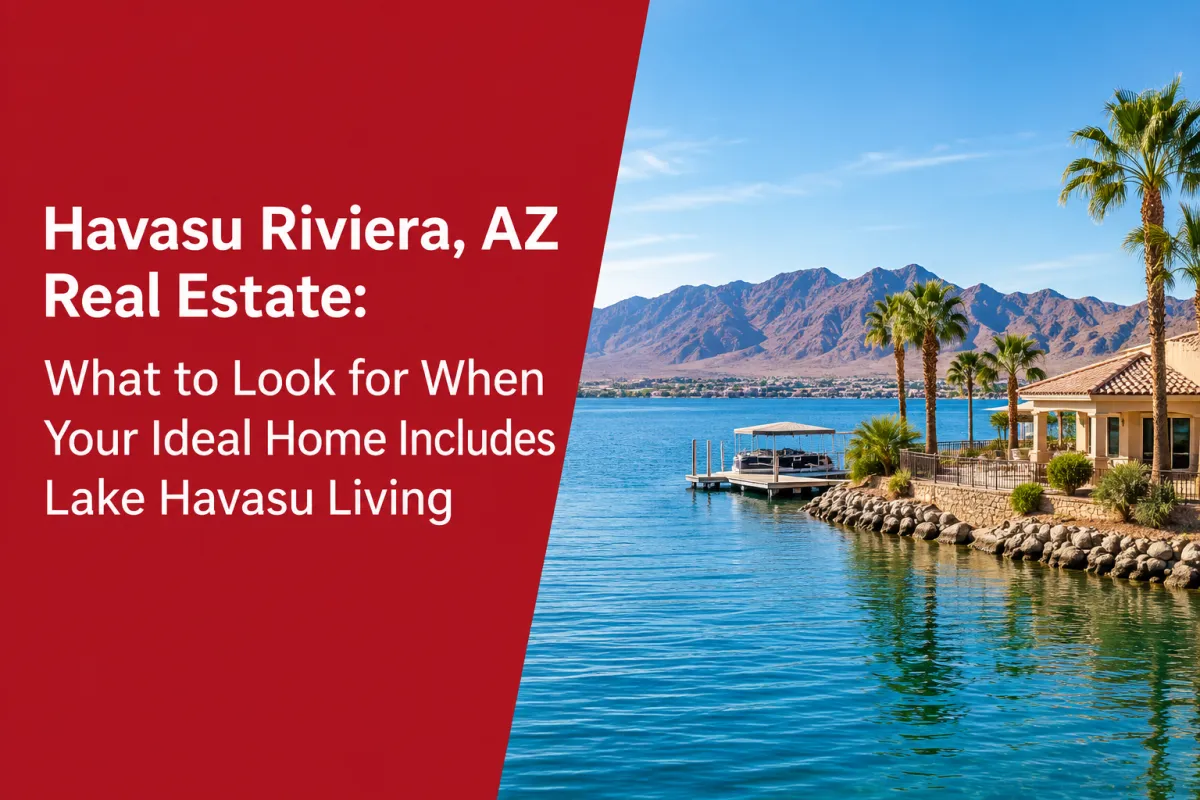 Havasu Riviera, AZ Real Estate: What to Look for When Your Ideal Home Includes Lake Havasu Living