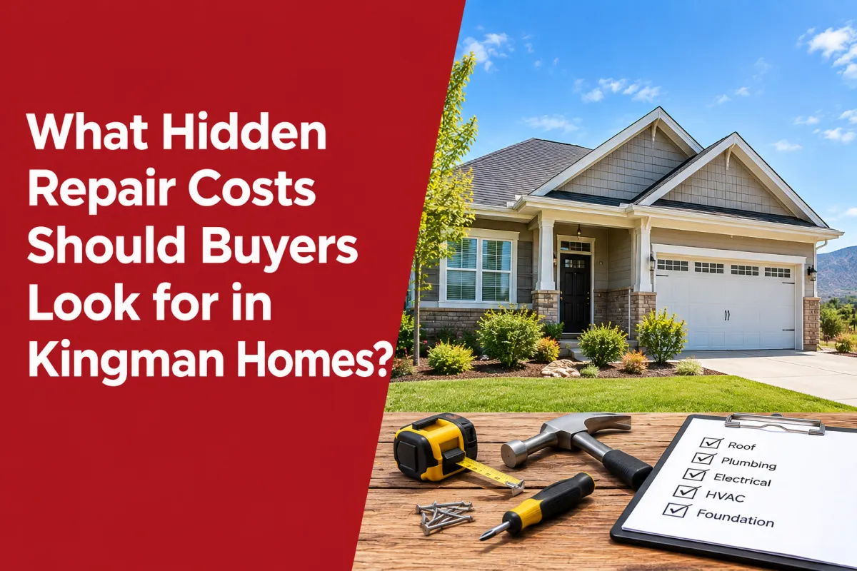 Kingman Arizona home exterior illustrating repair considerations for homebuyers