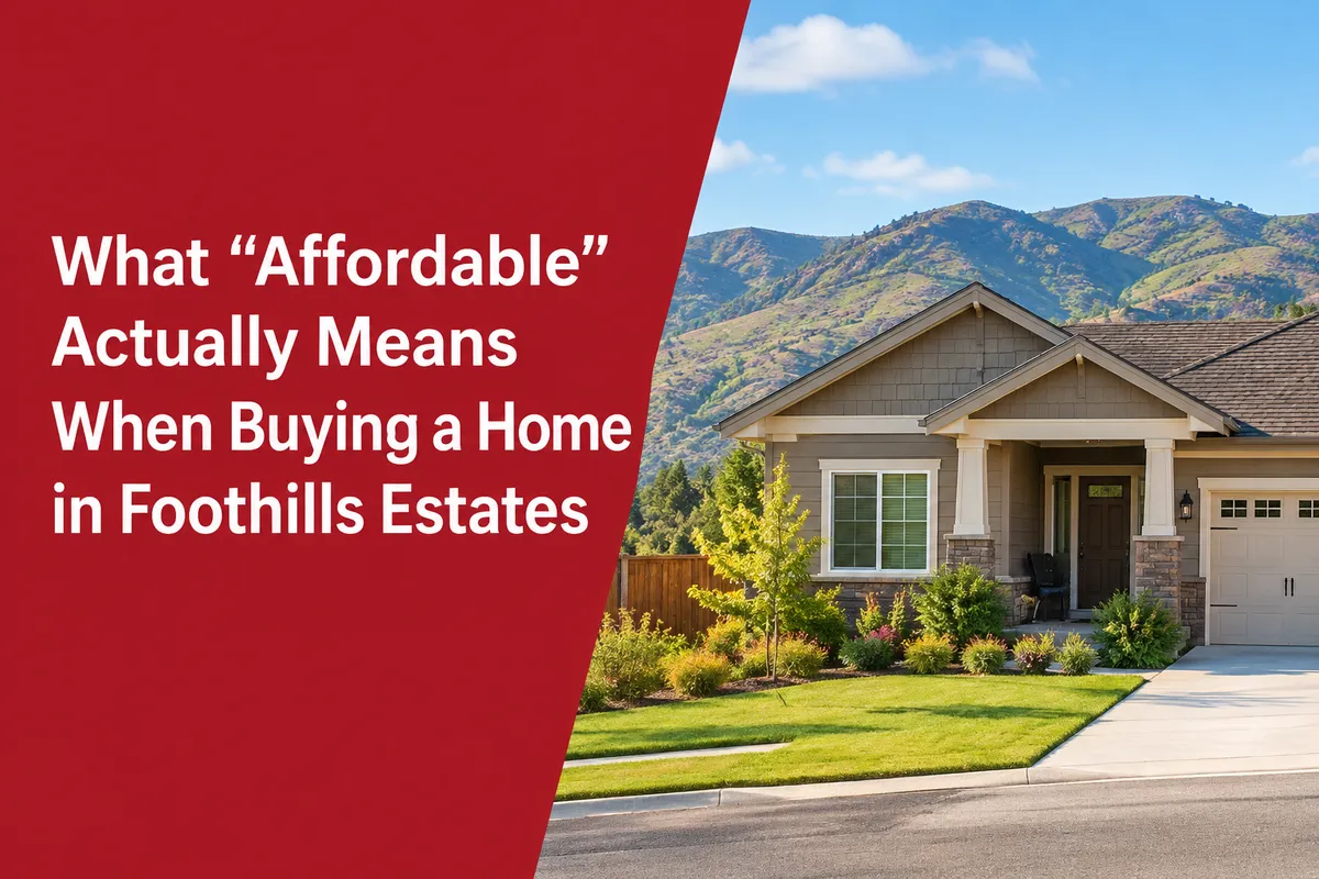 Affordable homes in Foothills Estates near Lake Havasu City Arizona