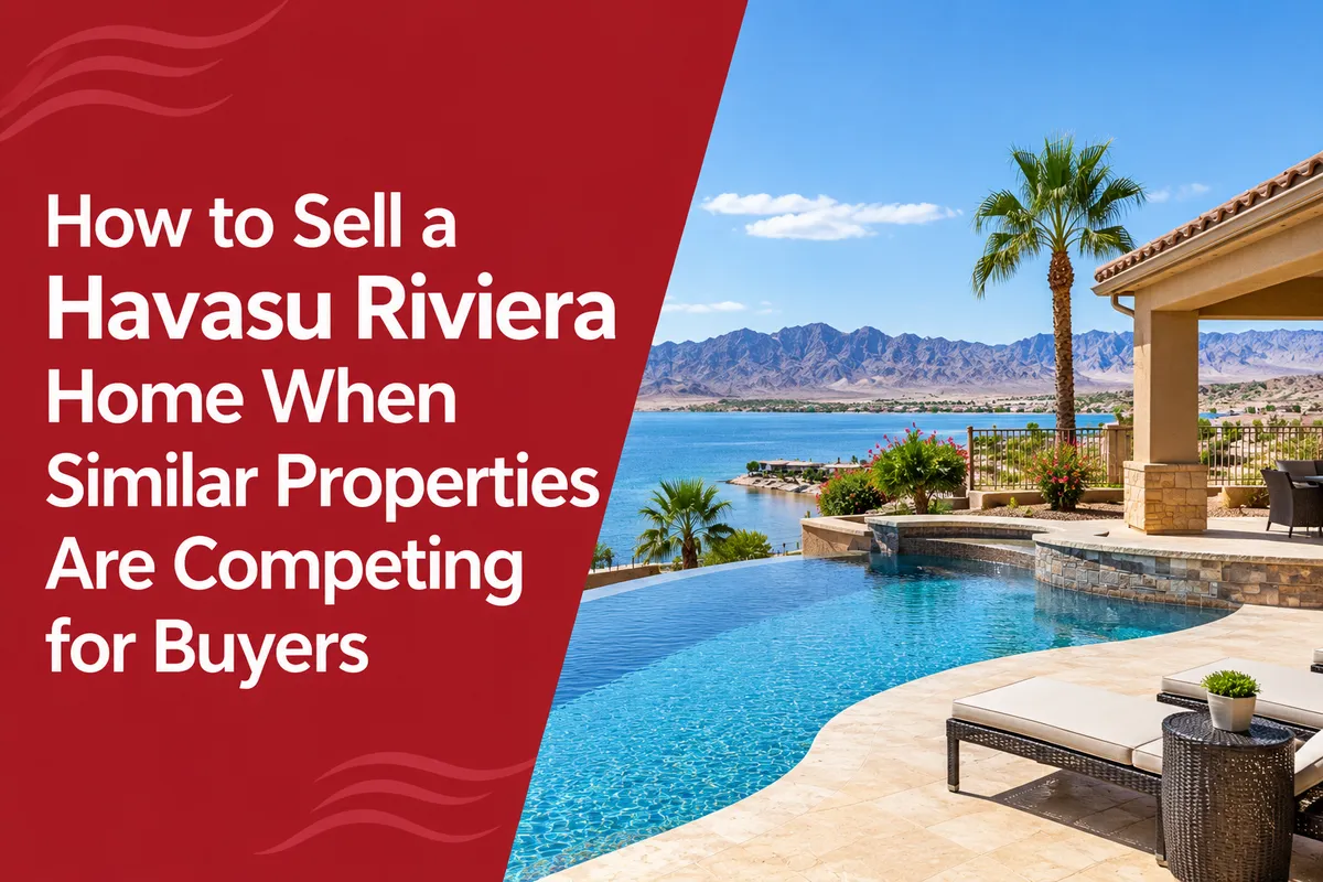 Havasu Riviera home in Lake Havasu City, Arizona, prepared for sale