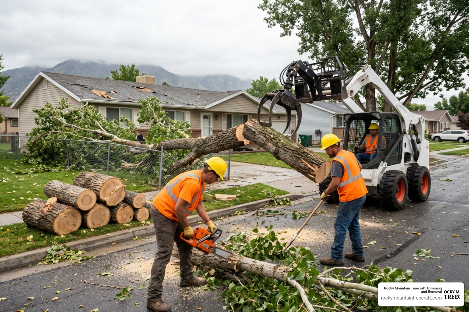 storm damaged tree Heber City