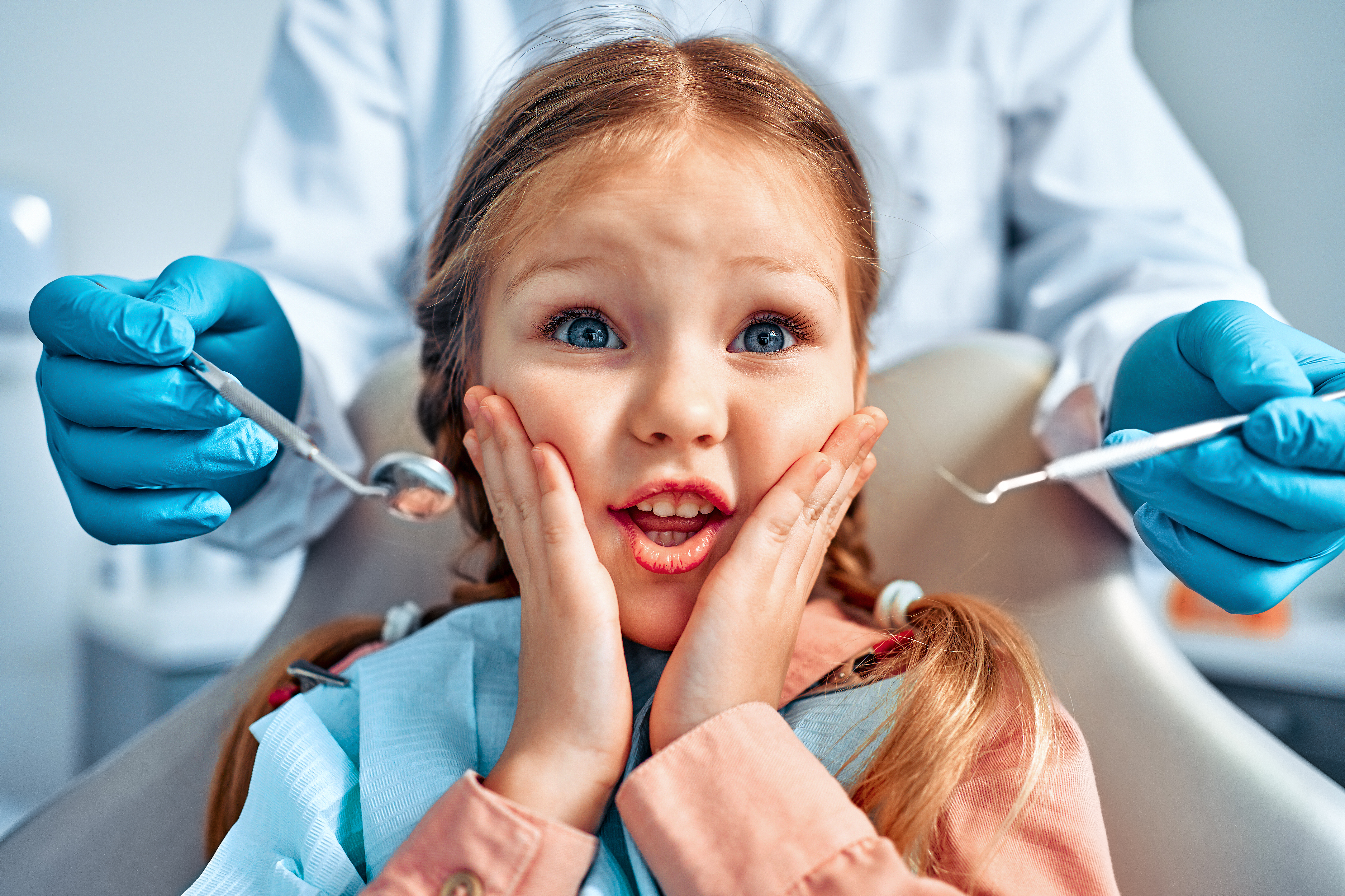 dental work being done on child 