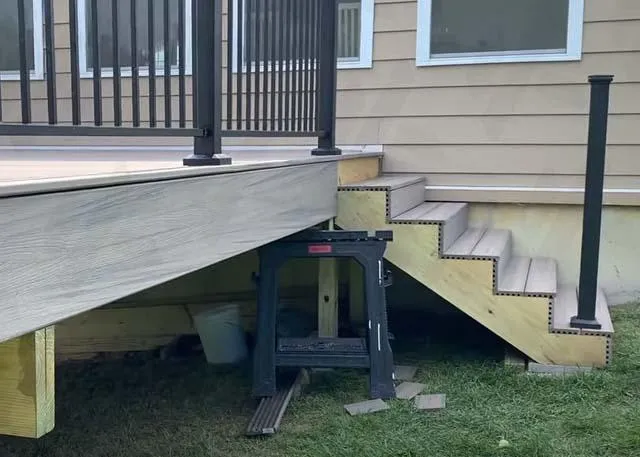 deck stairs construction