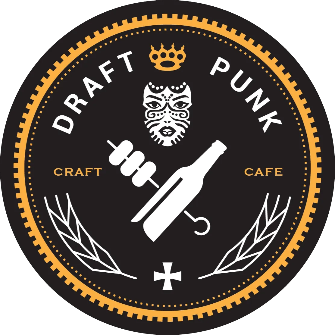 Draft Punk Craft Cafe Logo