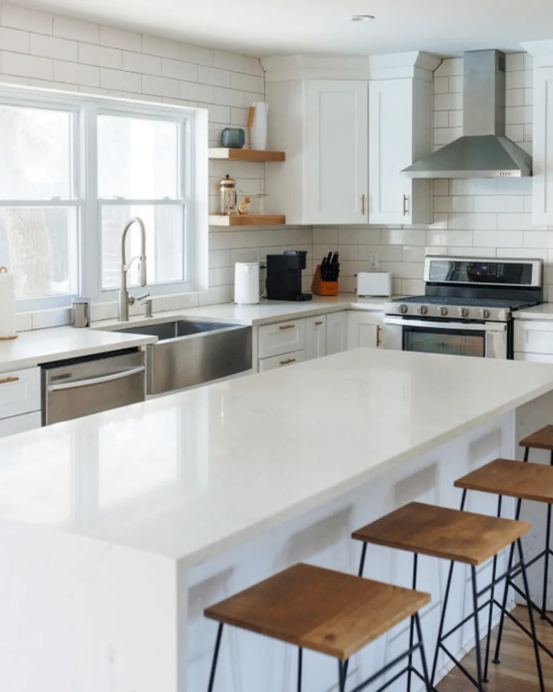clean kitchen after moving with Straighten Up Homes