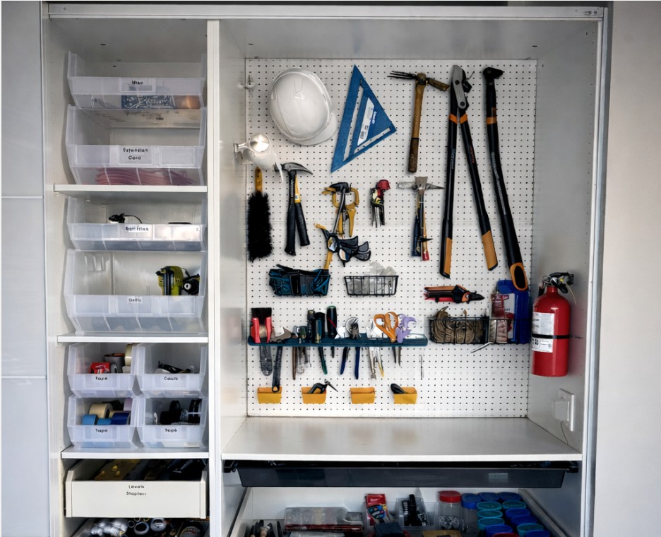 garage where everything has a place