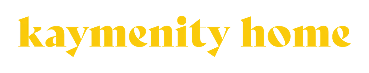 Kaymenity Home Logo in Yellow 