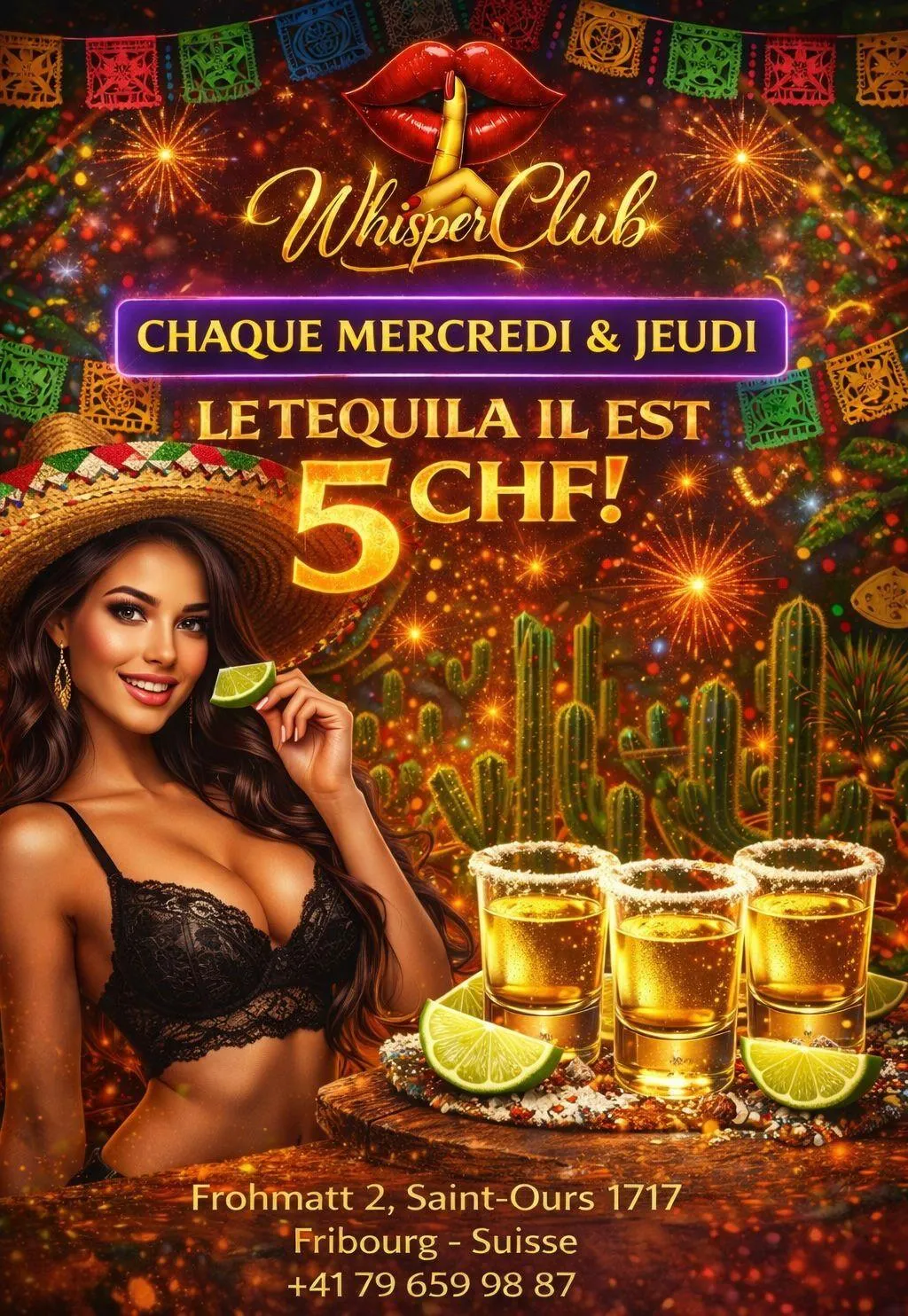 Whisper Club happy hours mercredi jeudi