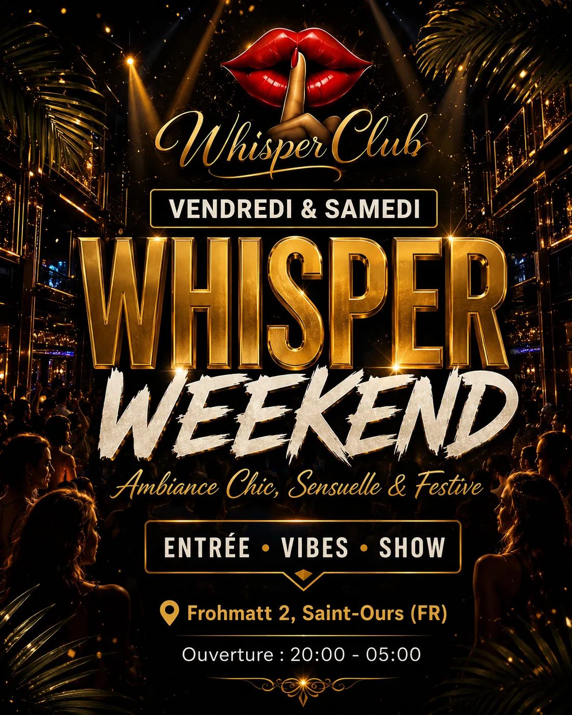 Whisper Club happy weekend