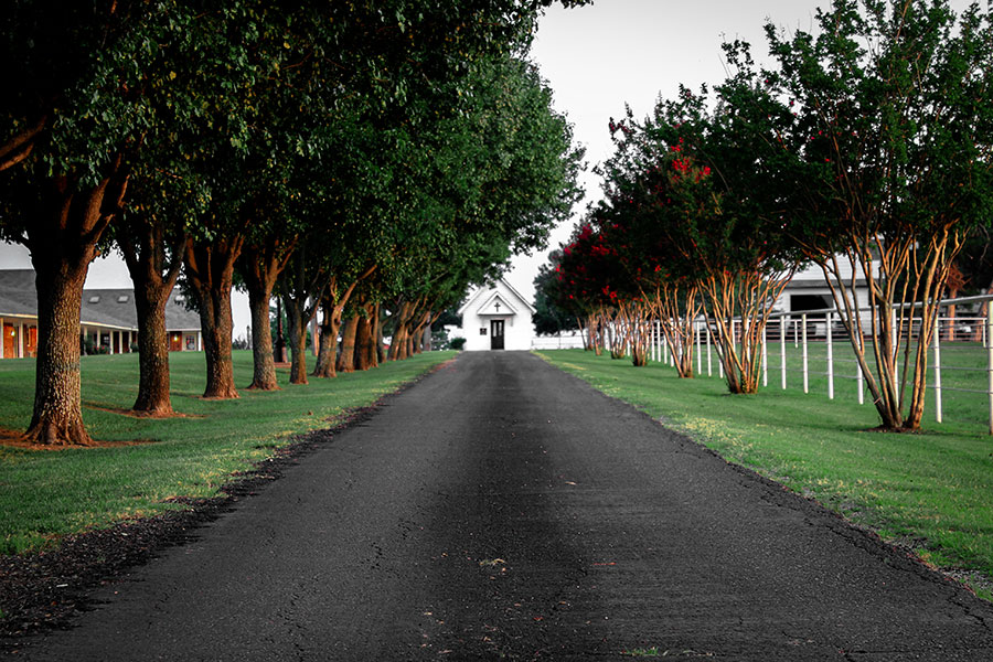 Rob's Ranch campus with open fields and ranch buildings
