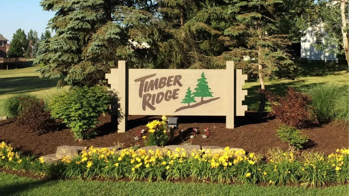 Timber Ridge subdivision homes in York Township near Ann Arbor Michigan