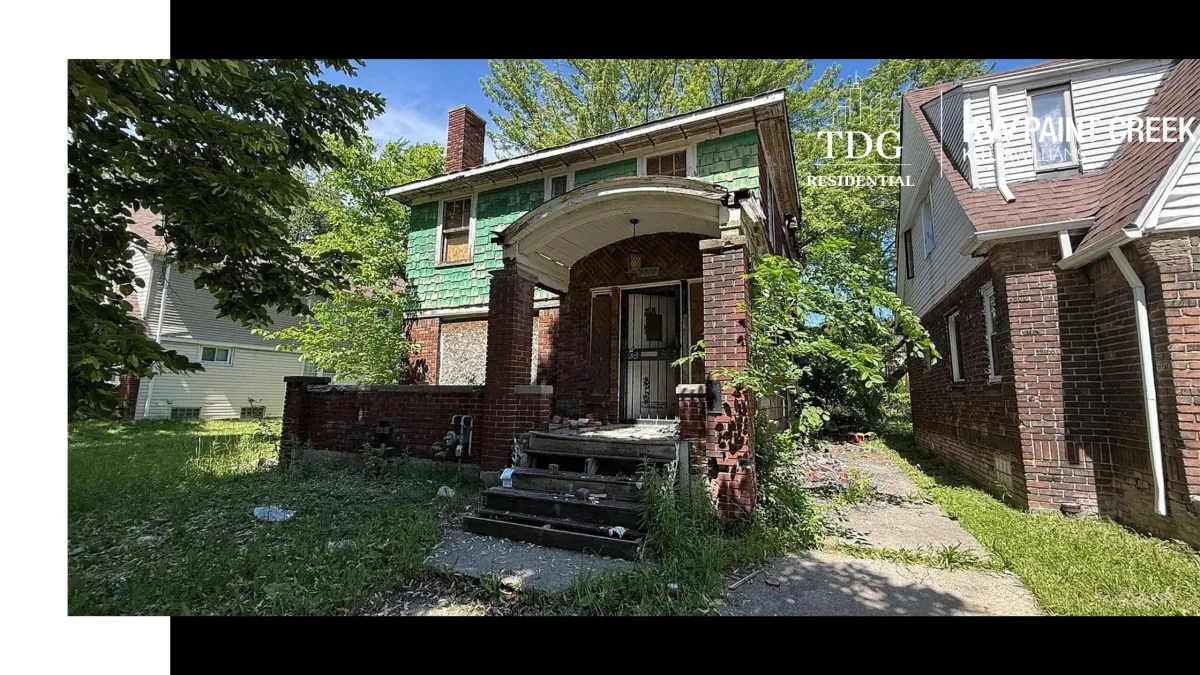 Investment property for sale at 5870 Harrell St, Detroit, MI 48213 near Chandler Park and Interstate 94, listed by The Delia Group.