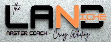 Brand Logo, Land Niche, Master Coach, Land Expert