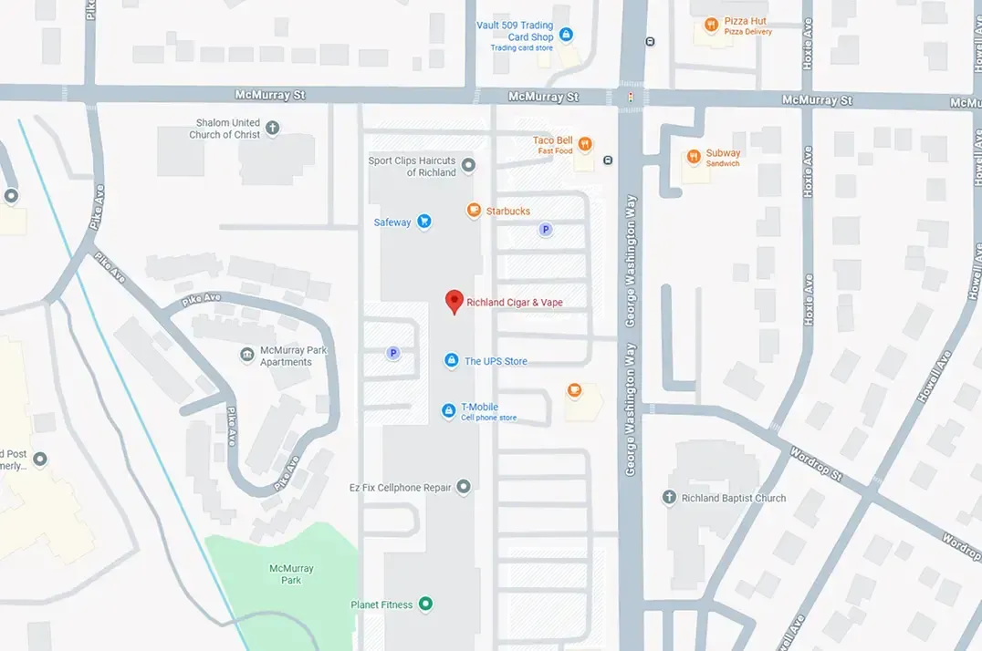 Store Location - Richland Cigar & Vape