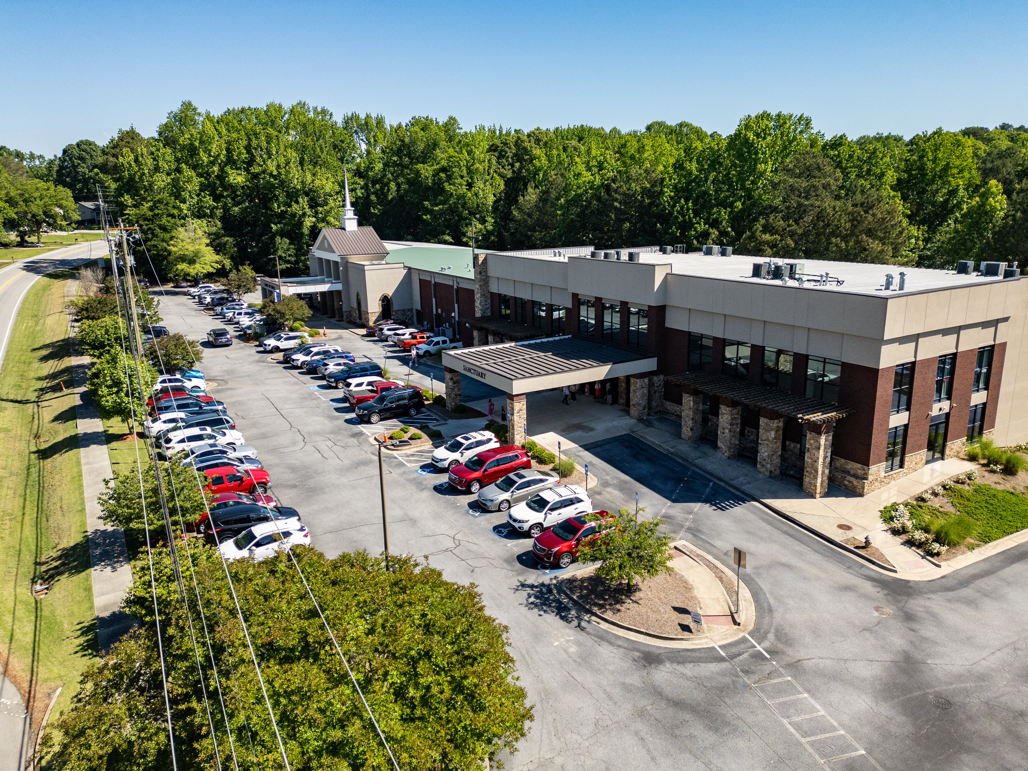 Map placeholder for Cross Roads Baptist Church location