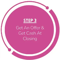 step 3 get a offer and get cash at closing