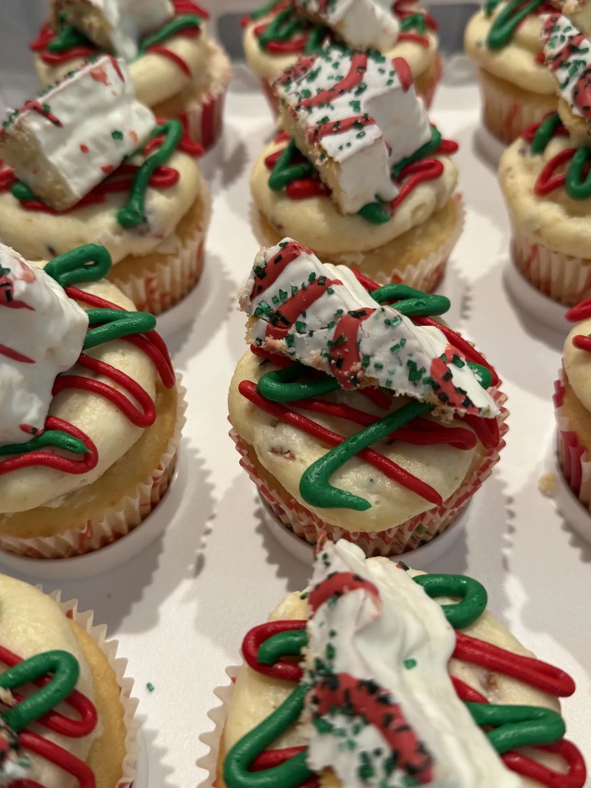 alt="Little Debbie Christmas Cupcakes."