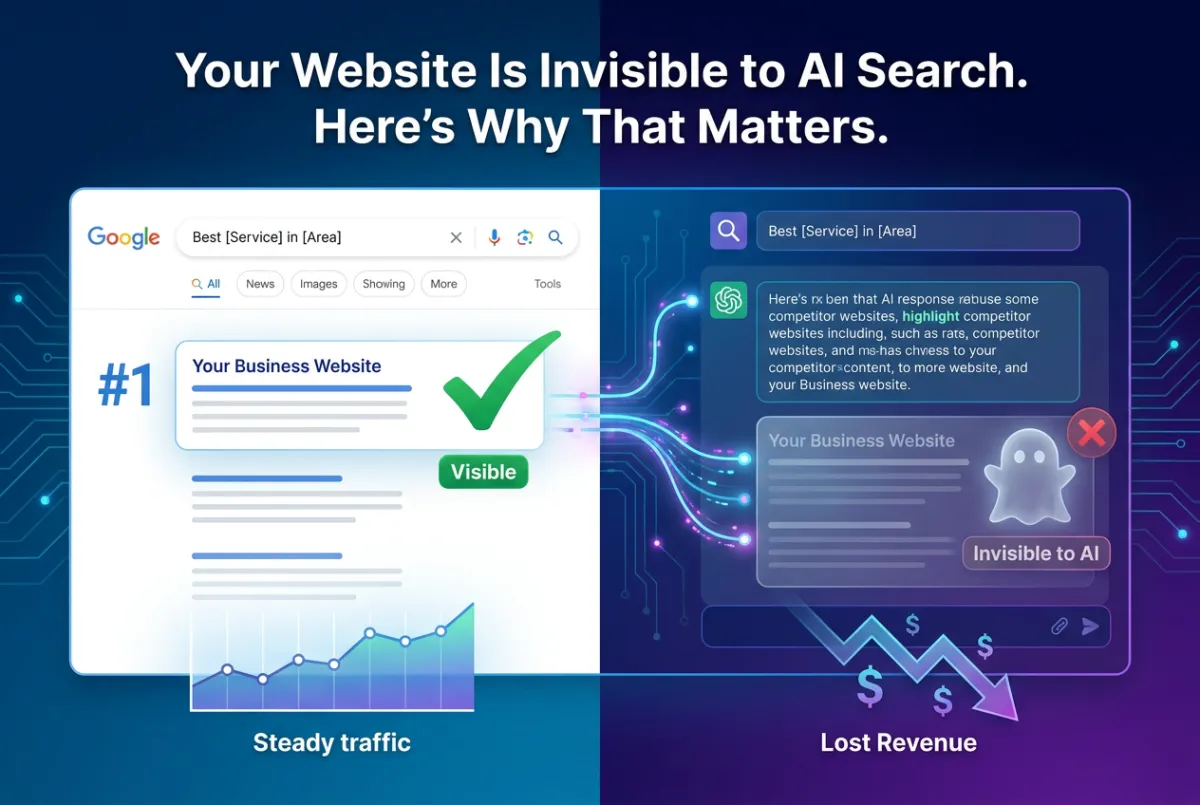 Your Website Is Invisible to AI Search. Here's Why That Matters.