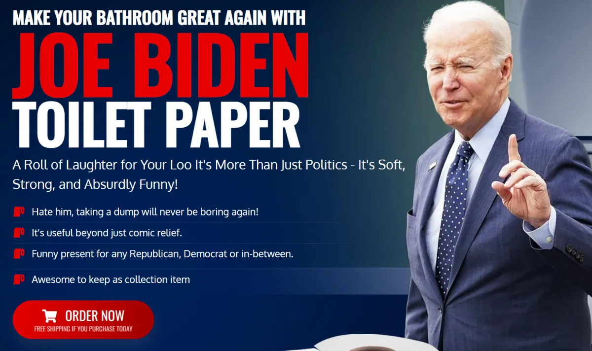 Joe Biden Toilet Paper Official