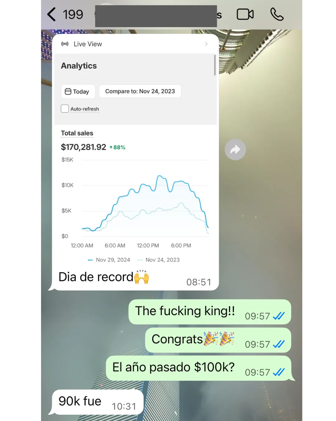 🇺🇸 D2C Brand — Hitting his first $1M in sales