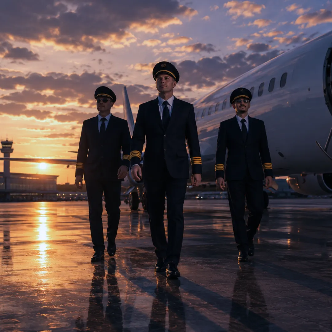 Professional pilot in training for Stratus Financial aviation lending