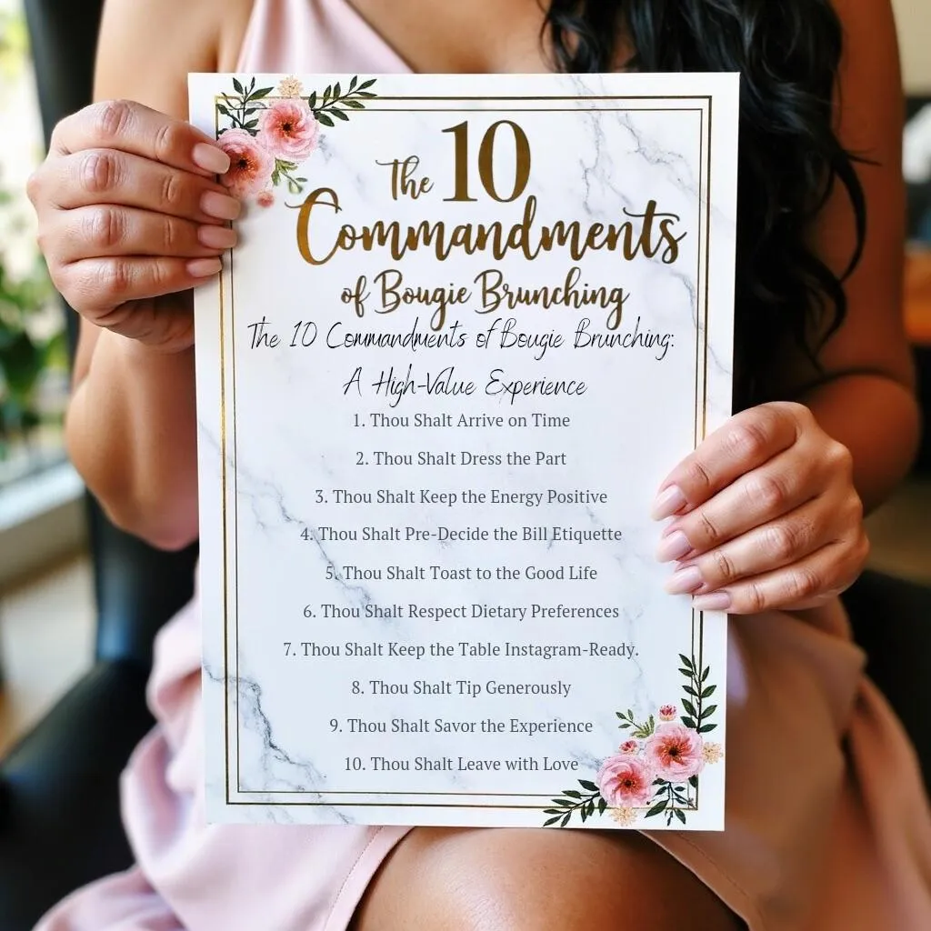 10 commandments of brunching