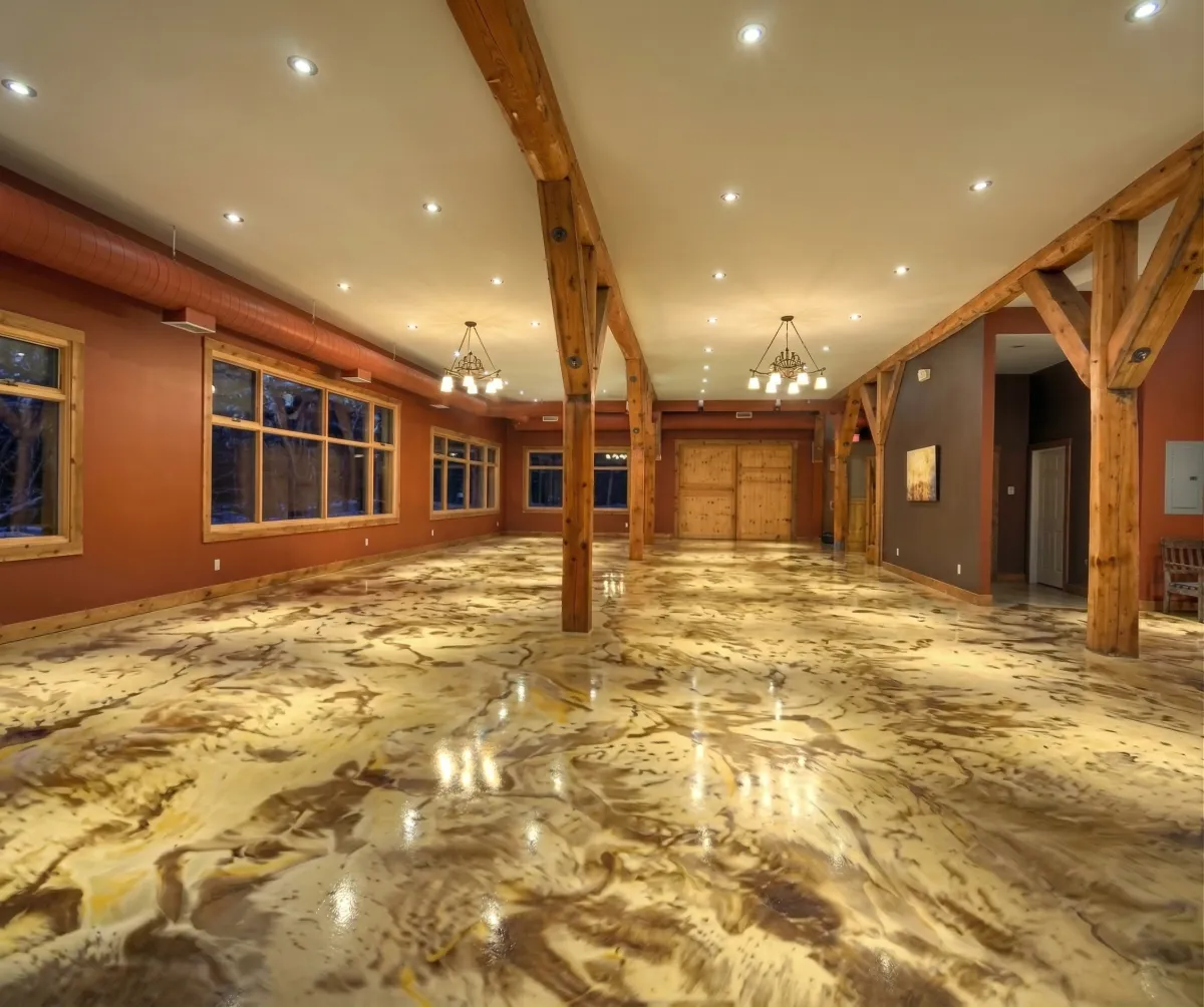 Michigan Full Flake Polyaspartic Floors