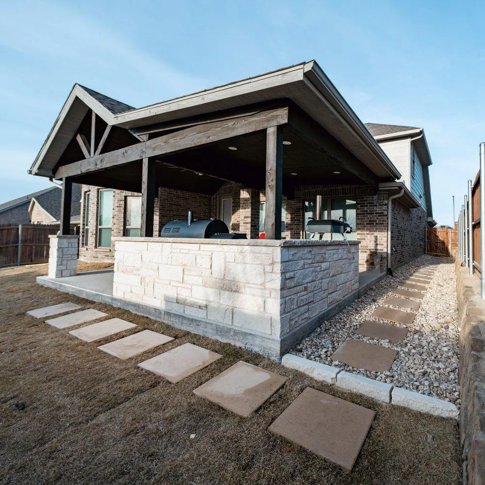 Bedford Concrete builds and installs Patio
