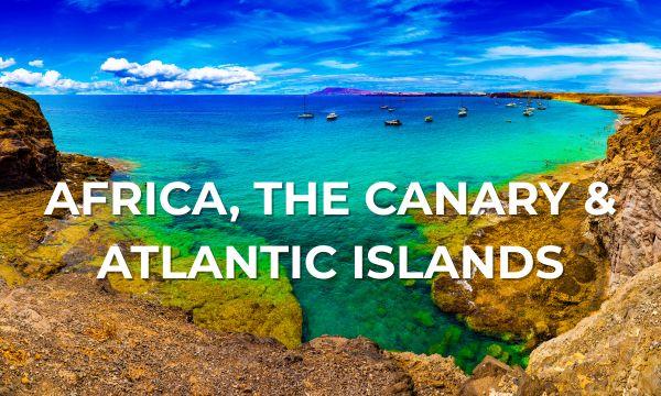 azamara cruise through africa canary islands and atlantic coast with golden cliffs and turquoise waters
