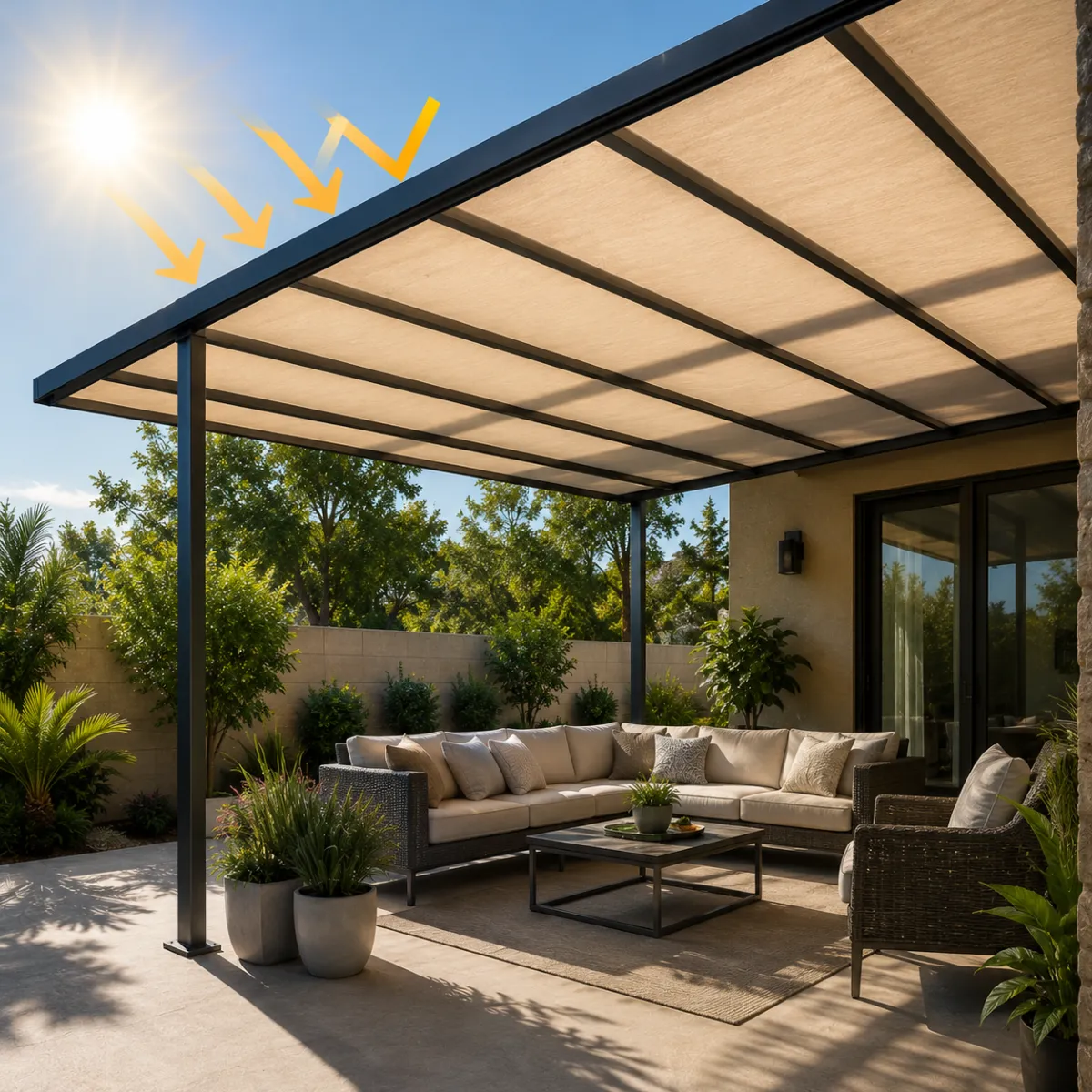 Patio Shade Solutions in Akron, OH: Which Patio Cover Blocks Heat Best?