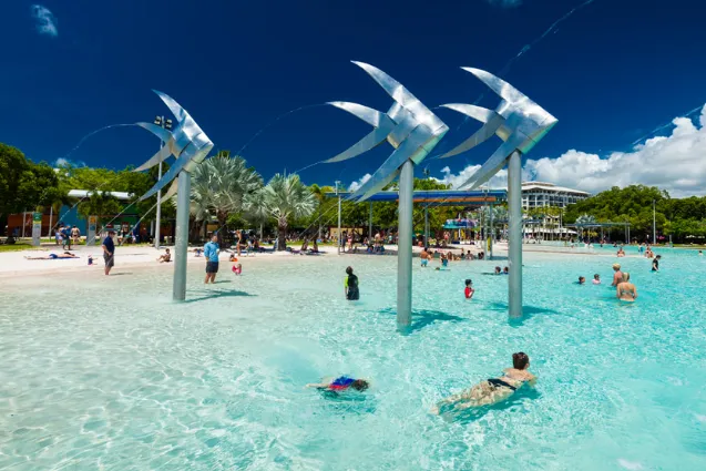 Map view illustration highlighting Cairns service area