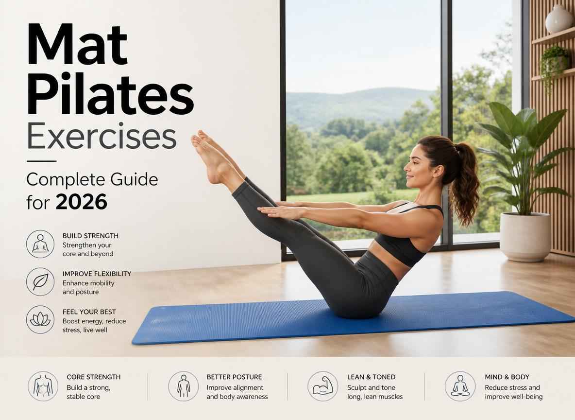 Mat Pilates Exercises: Complete Guide for 2026