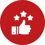 Handshake icon representing guaranteed satisfaction for every home inspection in Orlando, FL.