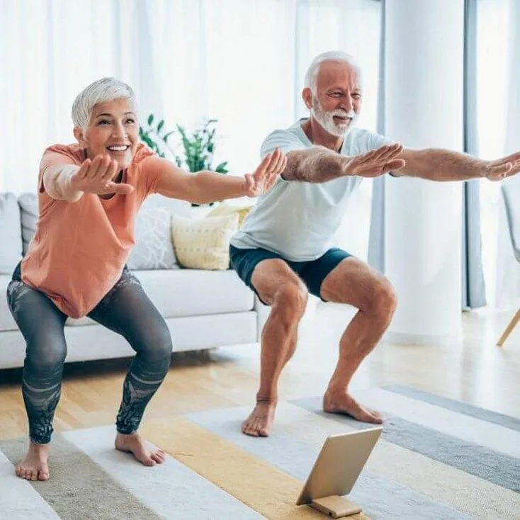 Active older couple improving strength, energy, and quality of life with hormone therapy at Hormone Treatment Centers in Overland Park, KS
