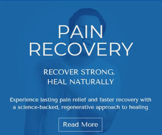 Pain recovery therapy – natural healing, regenerative treatments, and lasting pain relief at Hormone Treatment Centers in Overland Park, KS