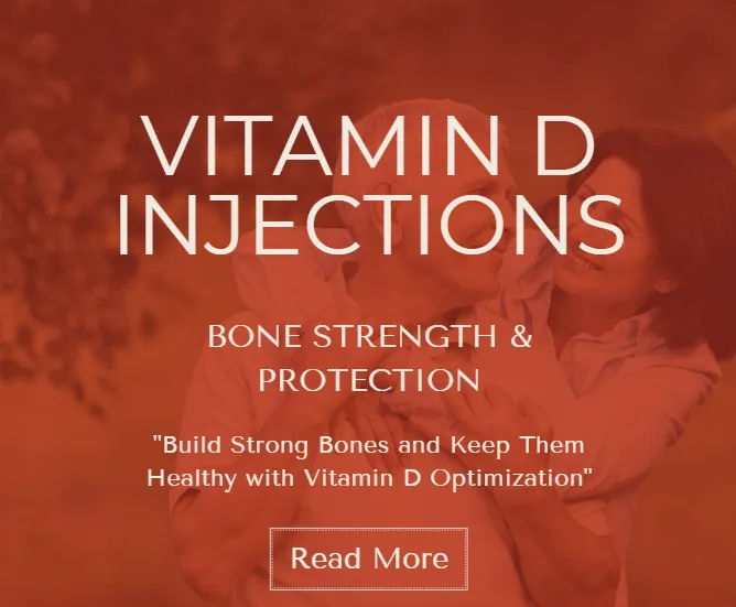 Vitamin D Injections – Bone strength, protection, and healthy aging with Vitamin D optimization at Hormone Treatment Centers in Overland Park, KS