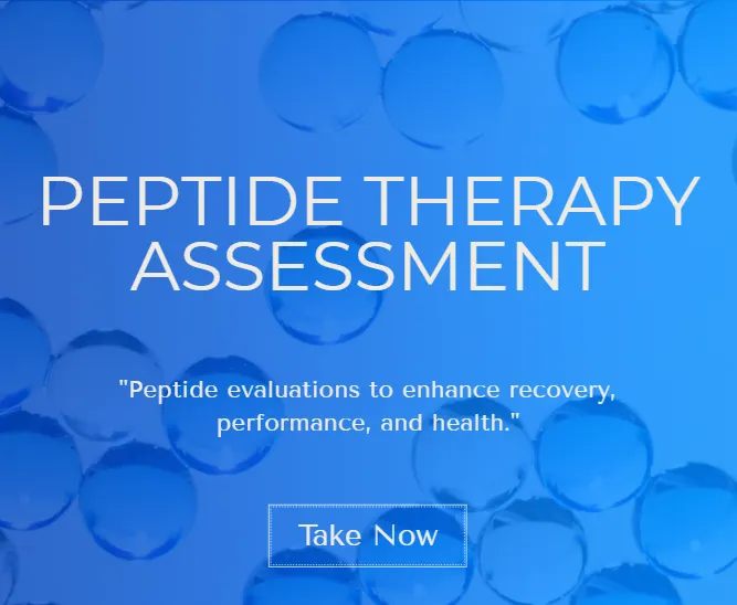 Peptide therapy assessment – peptide evaluations to improve recovery, performance, longevity, and health at Hormone Treatment Centers in Overland Park, KS