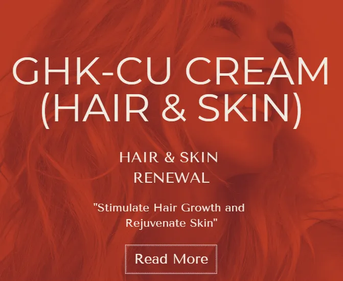 GHK-CU peptide cream for hair growth and skin rejuvenation – Hormone Treatment Centers Overland Park KS anti-aging and regenerative therapy