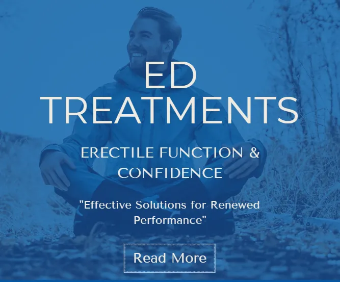 ED treatments in Overland Park, KS – Sildenafil and Tadalafil options at Hormone Treatment Centers for improved men’s sexual health