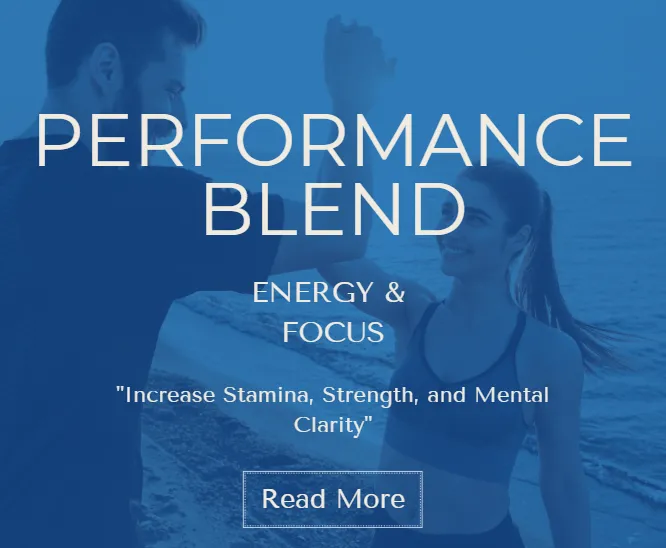 Performance Blend peptide therapy with Ipamorelin and CJC-1295 to boost growth hormone, muscle recovery, fat loss, and vitality at Hormone Treatment Centers in Overland Park, KS